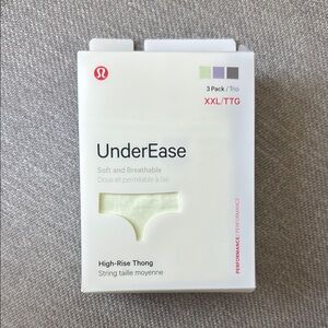 Lululemon UnderEase High-Rise Thong 3 pack ~NEW~